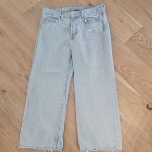 H&M Light Blue Flare & Wide Leg Jeans